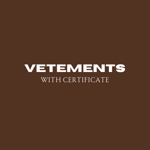 Vetements Authentication Service with Certificate