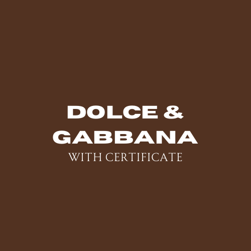 Dolce & Gabbana Authentication Service with certificate