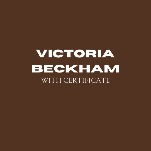 Victoria Beckham Authentication Service with Certificate