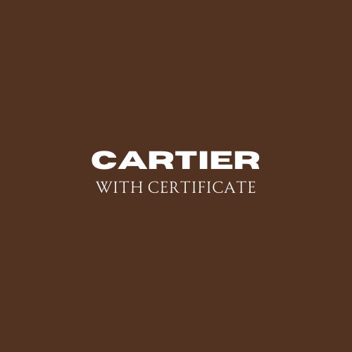 Cartier Authentication Service with certificate
