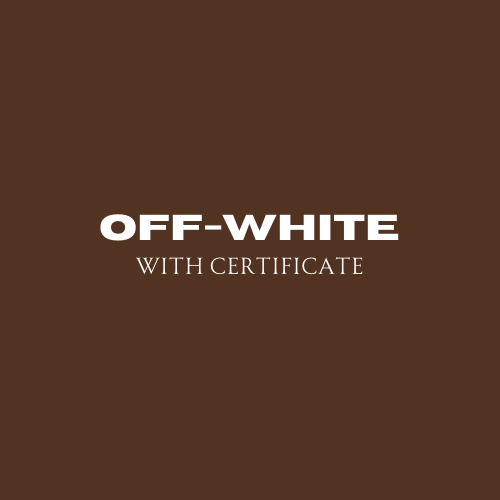Off-White Authentication Service with Certificate