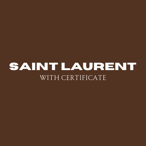 Saint Laurent Authentication Service with certificate