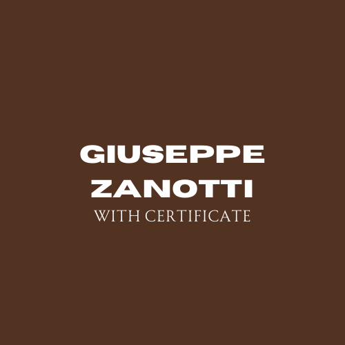 Giuseppe Zanotti Authentication Service with Certificate