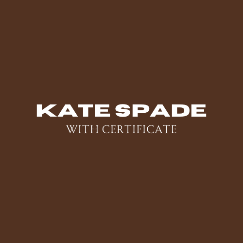 Kate Spade Authentication Service with Certificate